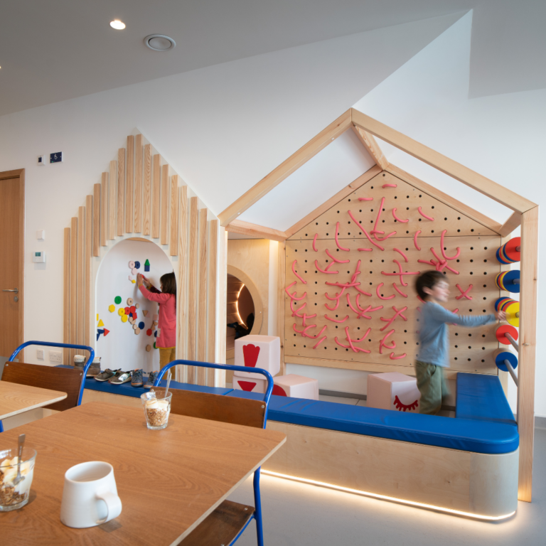 Goldfinch café, a creatively designed space, offers valuable advantages to families in Bristol